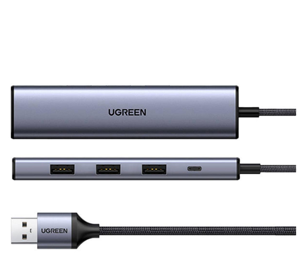 UGREEN CM473 Adapter Hub USB do 4x USB 3.0 1 x USB-C - 1267504 - zdjęcie 2
